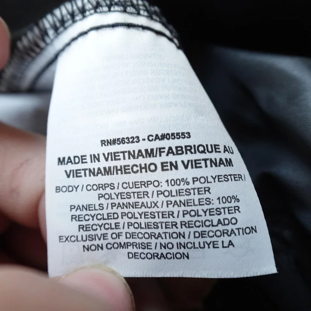 Nike Jacket Mens M Black Shield Full Zip Windbreaker Coat Golf Running Training